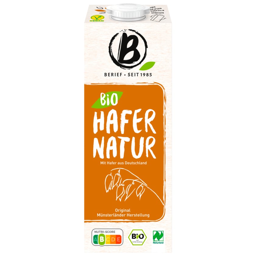 Berief Bio Hafer Drink Natur vegan 1l